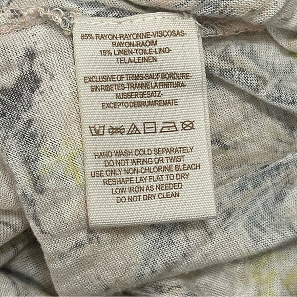 Free People Washed Sun Floral Smocked Tube Top Size XS - Picture 9 of 9